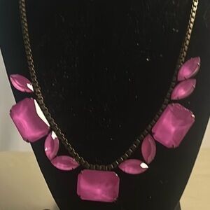 Loren Hope pink necklace.